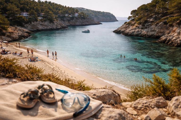 Strande på Ibiza: 20 strandperler til familie, fest, ro og snorkling